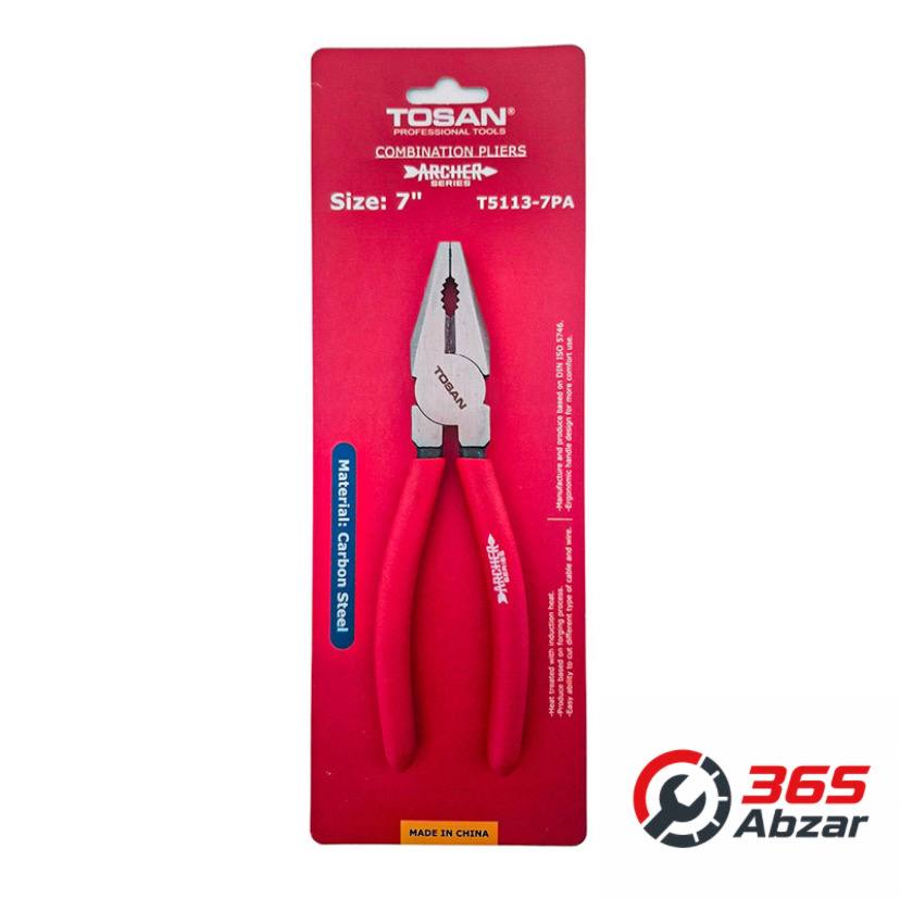 انبردست سایز 7 اینچ توسن-T5113-7PA