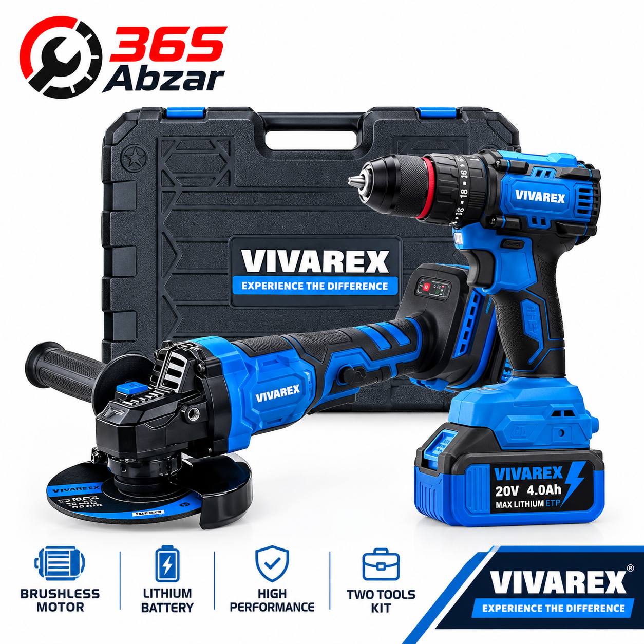 کیت شارژی دو عددی ویوارکس مدل VR2402-BCK